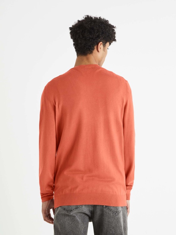 Celio Herrenpullover Orange Celio Befirst