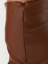 Trendyol Braune Damen-Kunstlederhosen Trendyol