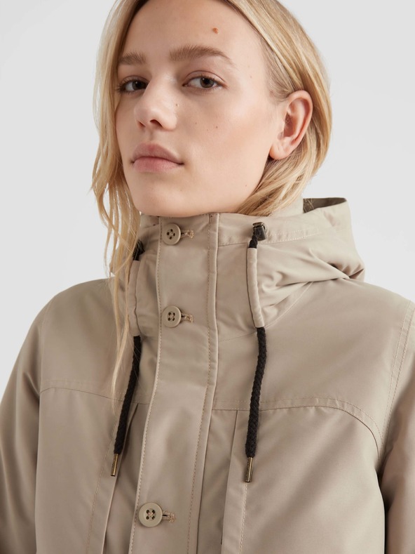 O'Neill Beigefarbener O'Neill Explorer Damen-Parka