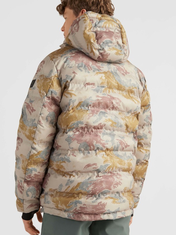O'Neill Beige Herren O'Neill Mountain Gesteppte Winterjacke