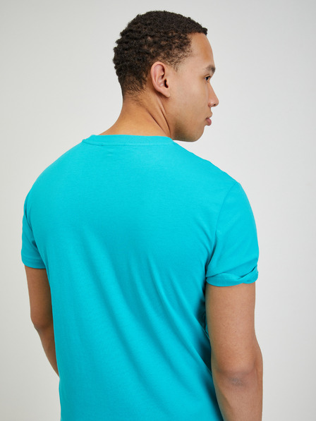 Diesel Türkisfarbenes Diesel Diegos T-Shirt für Herren