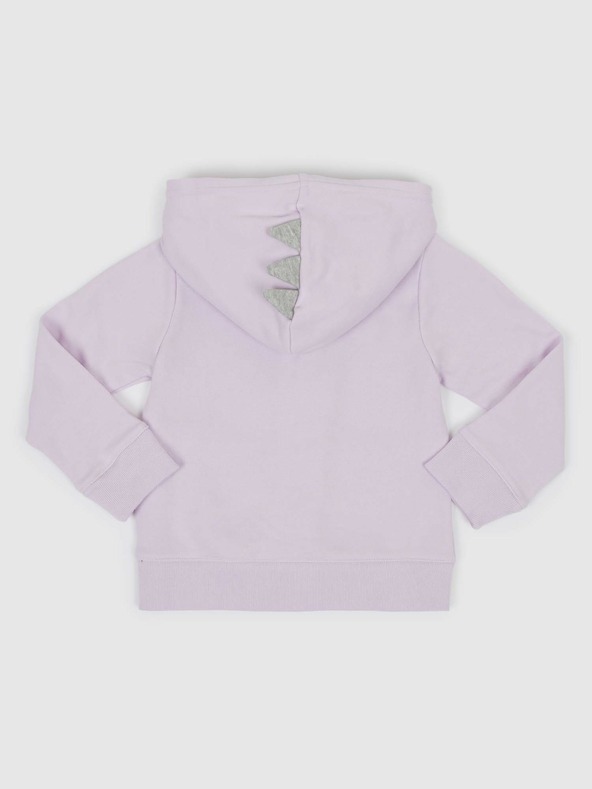 GAP Violetter Kapuzenpullover für Mädchen mit Reißverschluss und Kapuze GAP