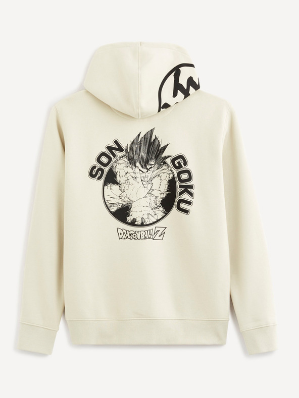 Celio Beige Herren Celio Dragon Ball Z Hoodie