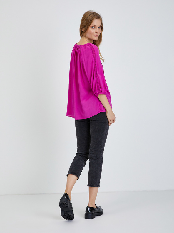 Orsay Dunkelrosa Bluse ORSAY