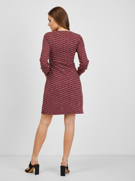 Orsay Rotes gemustertes Kleid für Damen von ORSAY