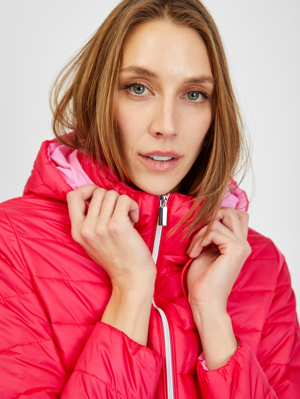 Orsay Dunkelrosa Damen-Winter-Steppjacke ORSAY