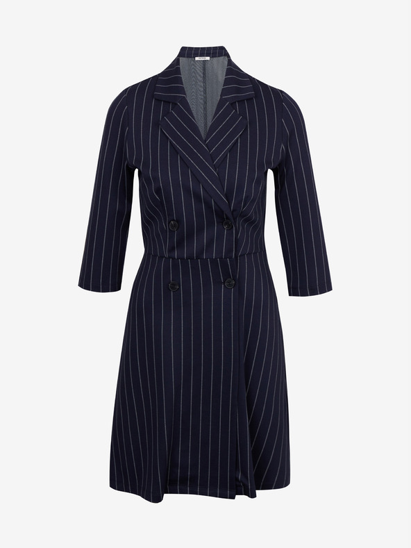Orsay Dunkelblau gestreiftes Damenkleid ORSAY