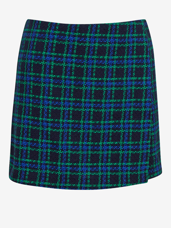 Orsay Grün und blau karierter Damenrock ORSAY