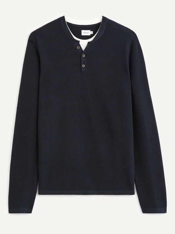 Celio Dunkelblauer Pullover Celio Techillpic