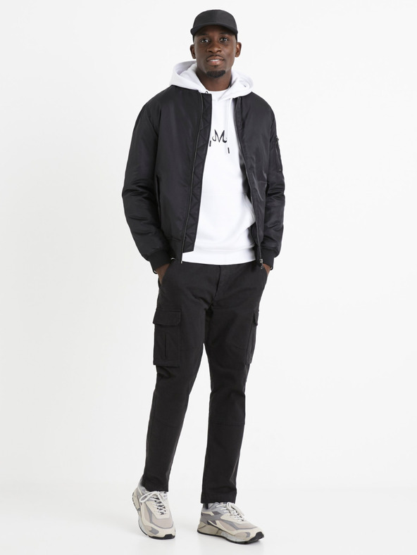 Celio Weißes Herren-Sweatshirt mit Celio Dragon Ball Super Druck
