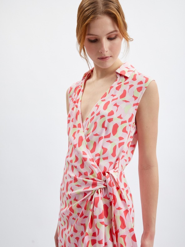 Orsay Pinkes gemustertes Damenkleid ORSAY