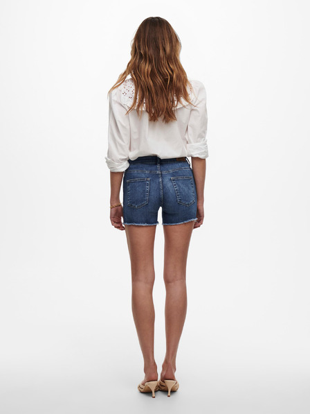 ONLY Dunkelblaue Damen-Denim-Shorts ONLY Blush