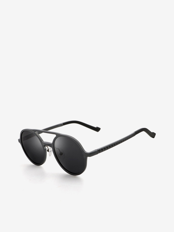 VEYREY Schwarze Unisex-Sonnenbrille VeyRey Mutichio