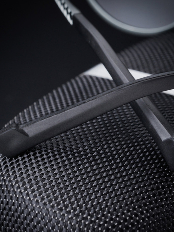 VEYREY Schwarze Unisex-Sonnenbrille VeyRey Mutichio