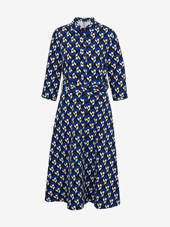 Orsay Schwarz-blau gemustertes Damenkleid ORSAY
