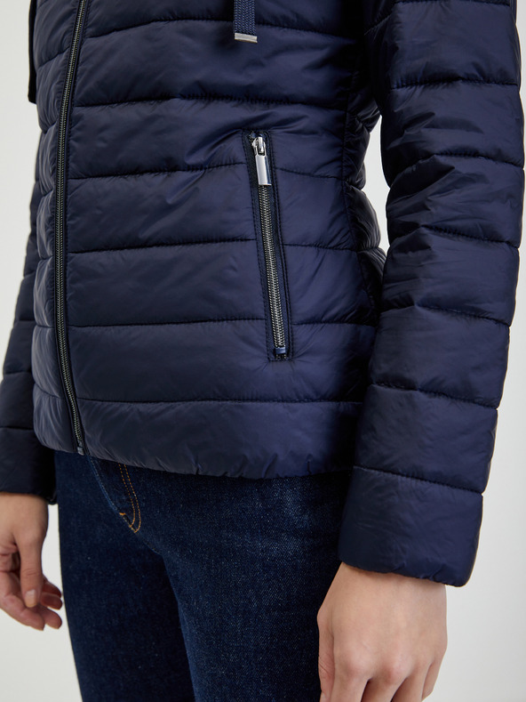 Orsay Dunkelblaue Damen-Winter-Steppjacke ORSAY
