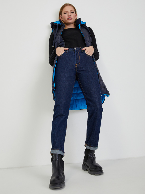 Orsay Dunkelblaue Steppweste ORSAY