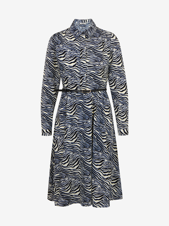 Orsay Blau-weiß gemustertes Damenkleid ORSAY