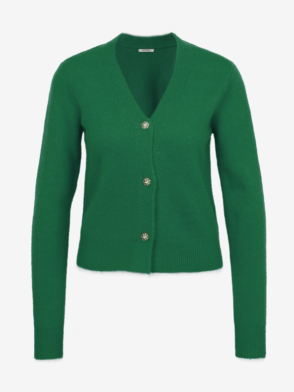 Orsay Grüner Damen Cardigan mit Wolle ORSAY