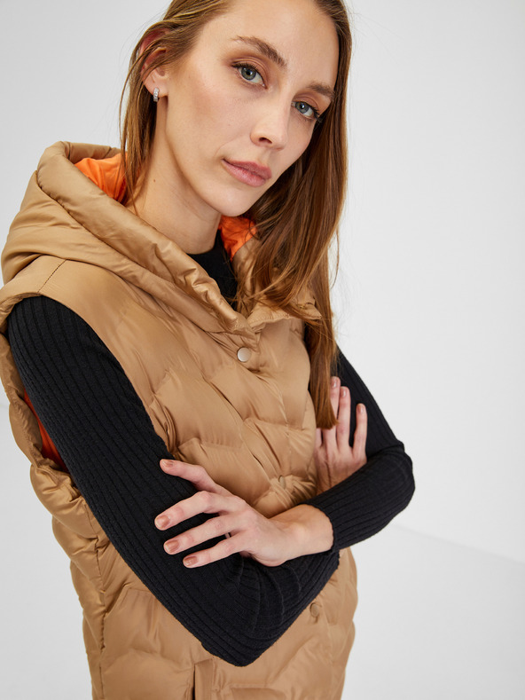 Orsay Braune Damen-Steppweste ORSAY