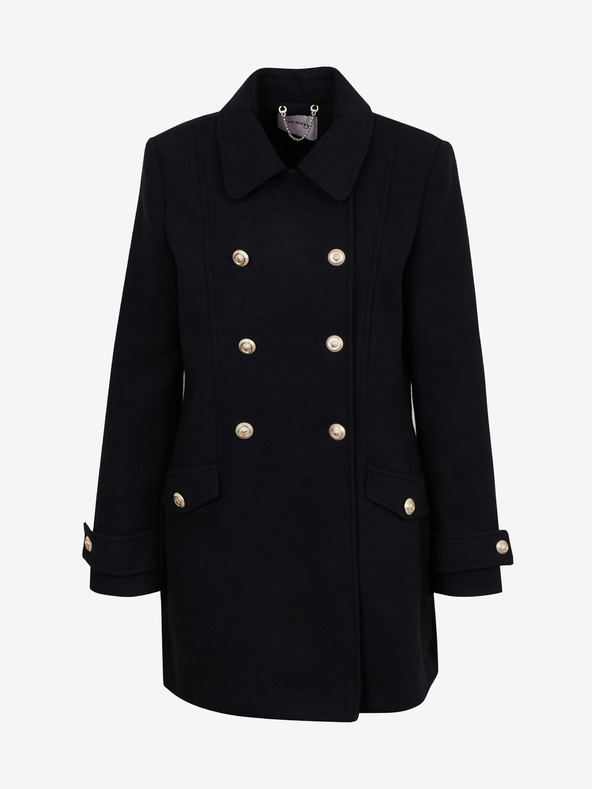 Orsay Schwarzer Damen-Wintermantel mit Wolle ORSAY