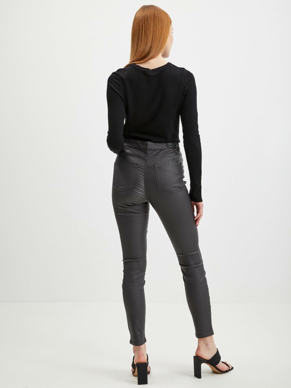 Orsay Graue Damen Kunstlederhose ORSAY