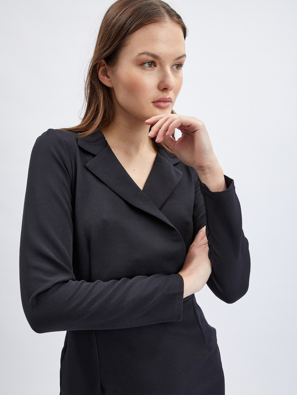 Orsay Schwarzes Damen Etuikleid ORSAY