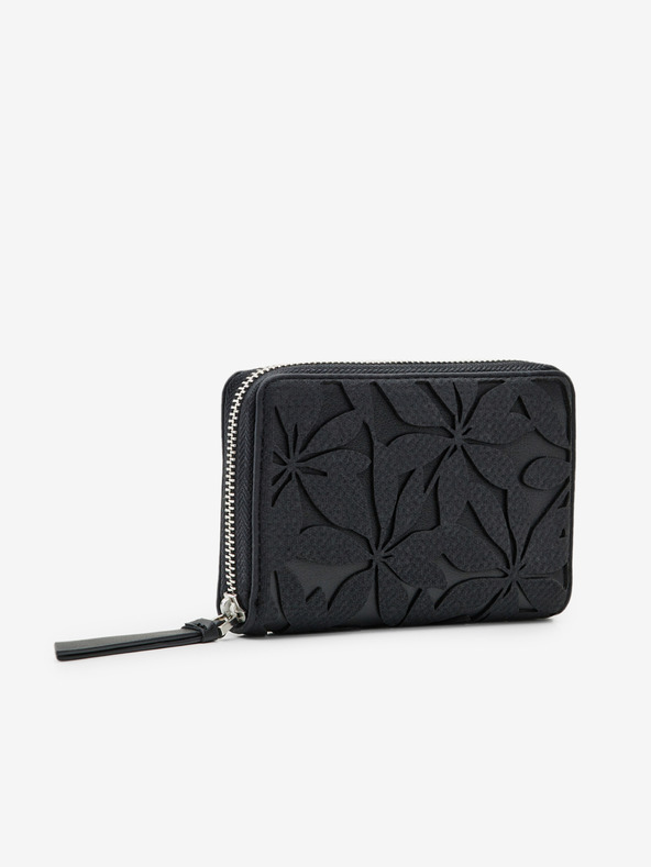 Desigual Schwarz Desigual Onyx Marisa Gemustertes Portemonnaie