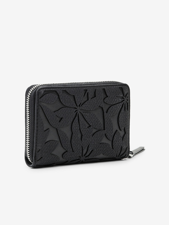 Desigual Schwarz Desigual Onyx Marisa Gemustertes Portemonnaie