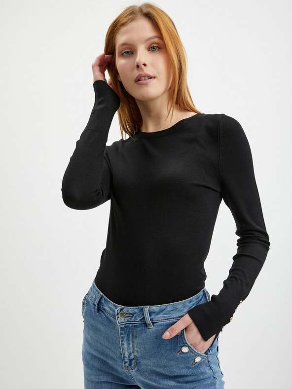 Orsay Schwarzer leichter Damen-Pullover ORSAY