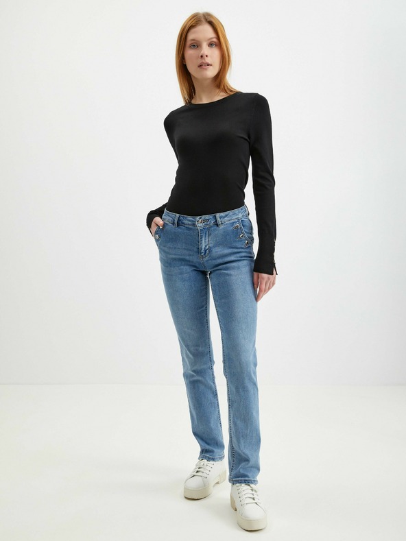 Orsay Schwarzer leichter Damen-Pullover ORSAY