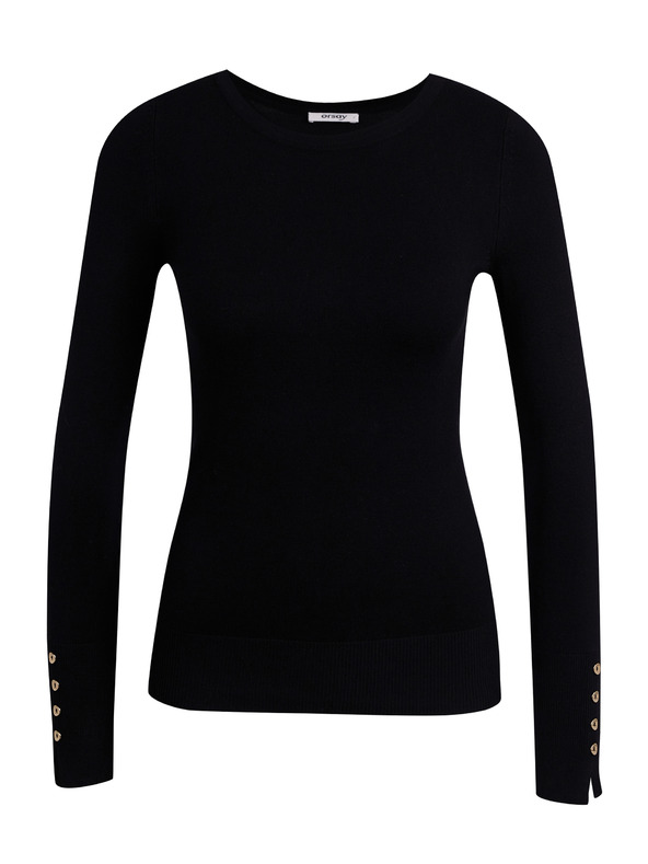 Orsay Schwarzer leichter Damen-Pullover ORSAY
