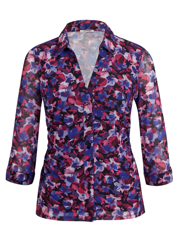 Orsay Lila Damenbluse ORSAY