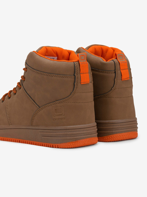 Ombre Clothing Braune Herren Winter Sneaker Stiefel Ombre Clothing T311