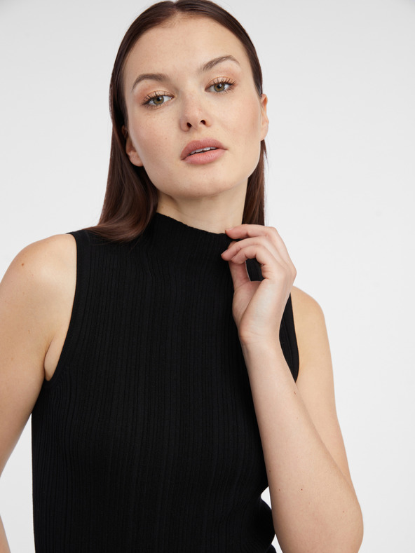 Orsay Schwarzes Damen-Pullover-Top ORSAY