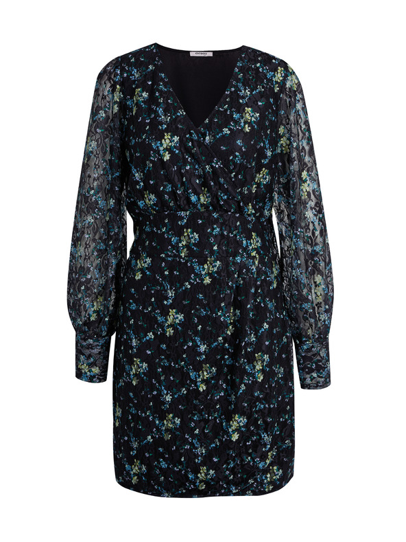 Orsay Schwarzes Damen Blumenkleid ORSAY