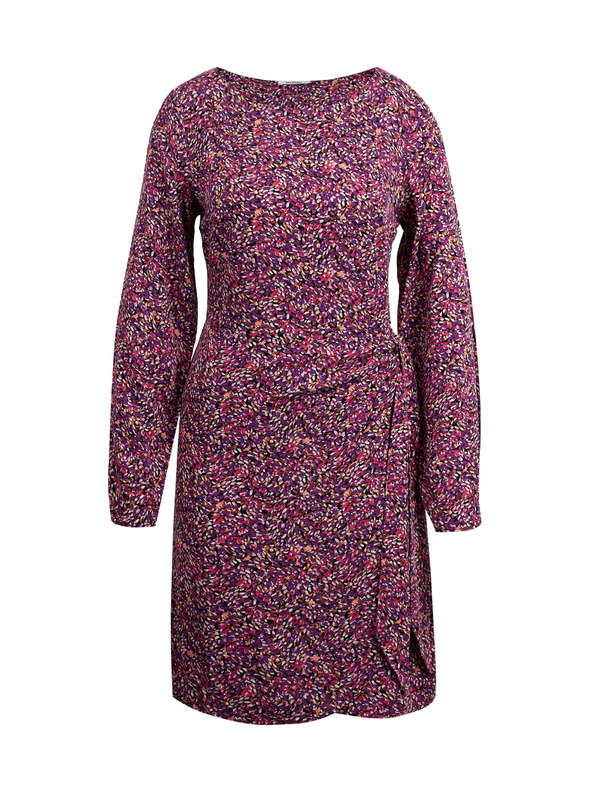 Orsay Rosa und lila gemustertes Damenkleid ORSAY
