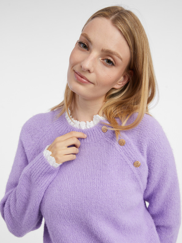Orsay Hellvioletter Damen-Pullover ORSAY