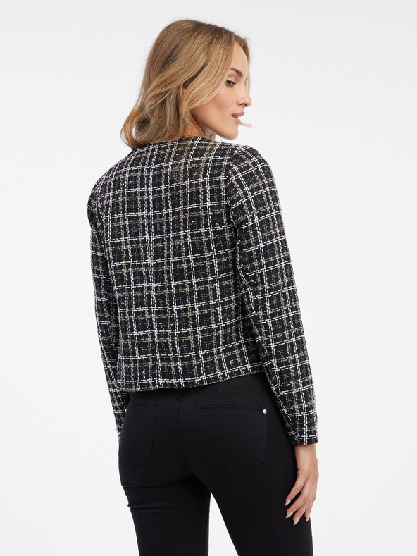 Orsay Schwarze gemusterte Damenjacke ORSAY