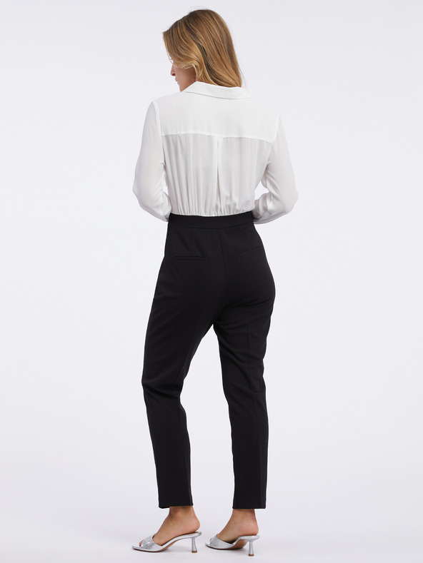 Orsay Schwarz-weißer Damen-Jumpsuit ORSAY