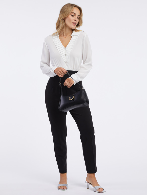 Orsay Schwarz-weißer Damen-Jumpsuit ORSAY
