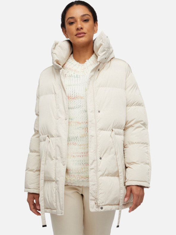 Geox Beige Damen-Steppwinterjacke Geox Skyely