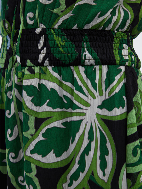 Orsay Grünes Damen-Blumenkleid ORSAY