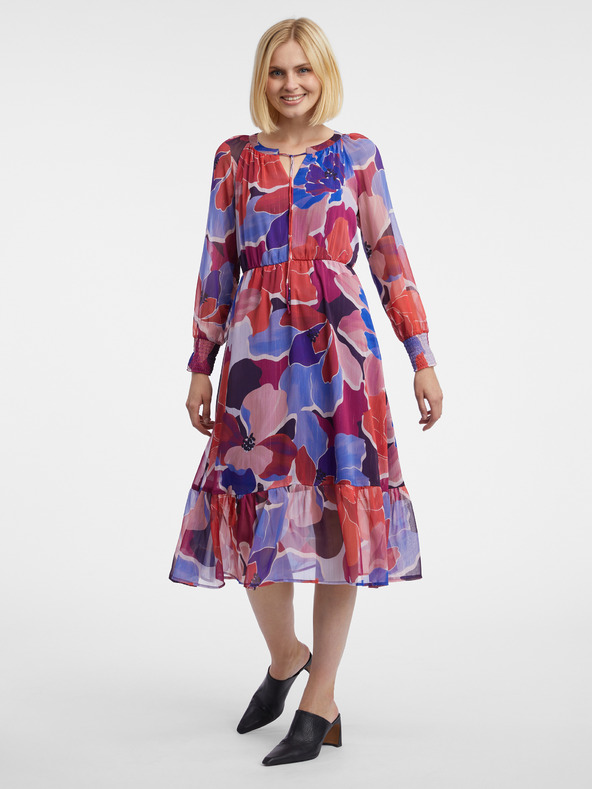 Orsay Rotes Damen-Blumenkleid ORSAY