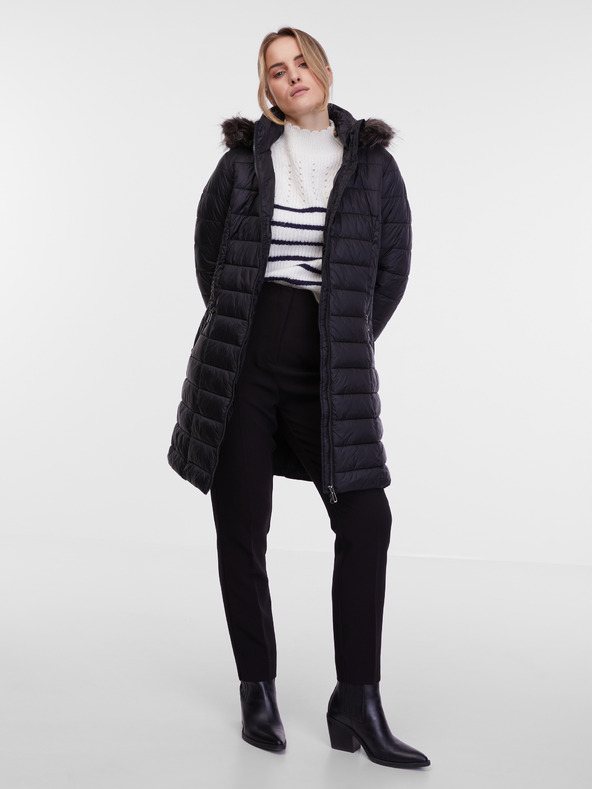 Orsay Schwarzer Damen-Steppmantel ORSAY