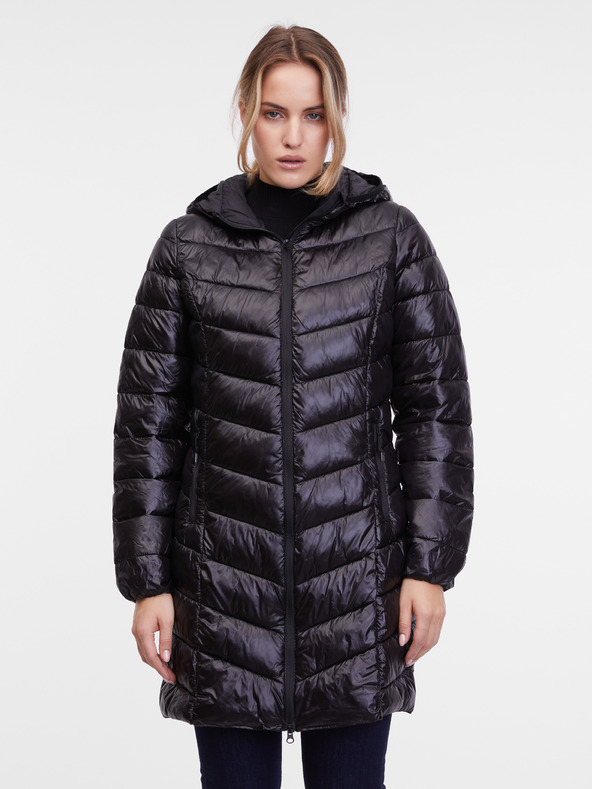 Orsay Schwarzer Damen-Steppmantel ORSAY