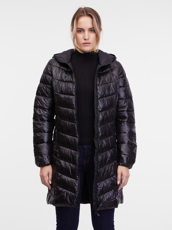 Orsay Schwarzer Damen-Steppmantel ORSAY