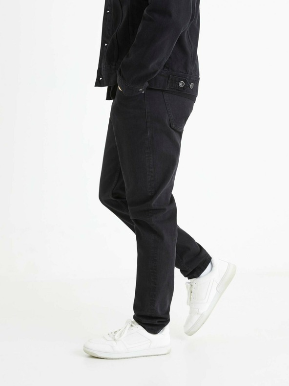 Celio Schwarze Slim Fit Jeans für Herren Celio C25