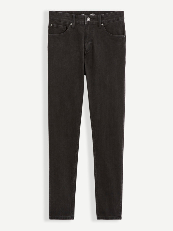 Celio Schwarze Slim Fit Jeans für Herren Celio C25
