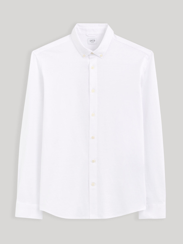 Celio Weißes Herrenhemd Celio Bapik